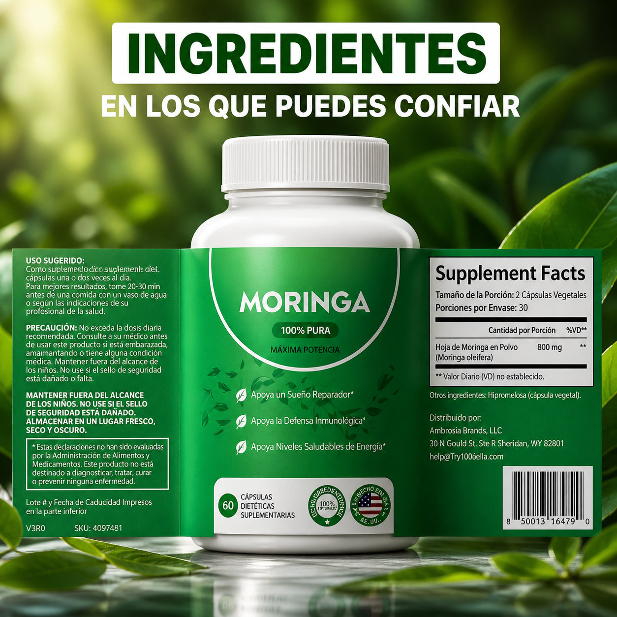AURA Super Moringa 60 Caps