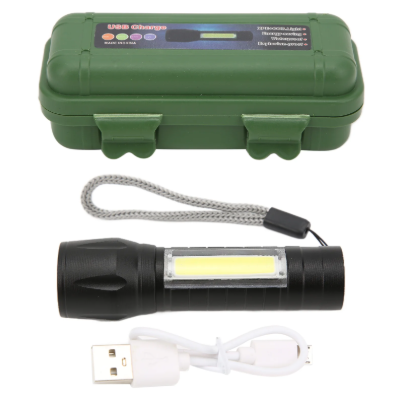 MINI CAMARA ESPIA SPY VISION HD + LAMPARA TACTICA ZOOM DE REGALO