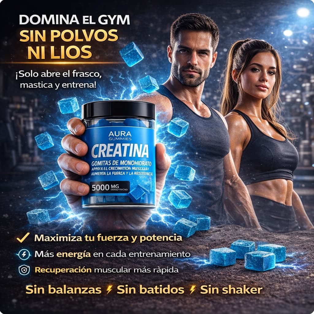 Gomitas de 100% Creatina AURA