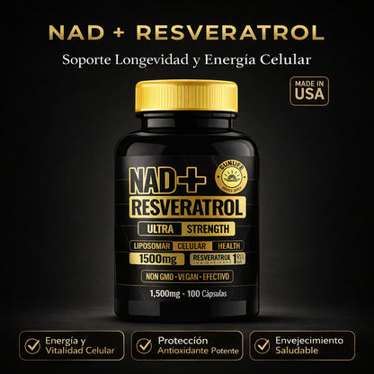 Mega NAD+Resveratrol 100 Caps