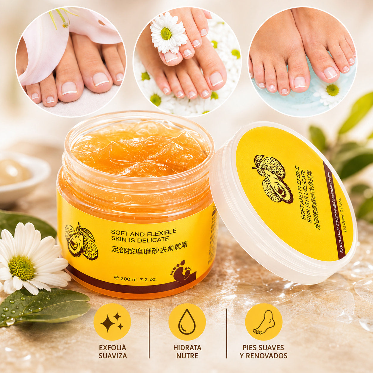 Callos Exfoliante AGUACATE 2x1