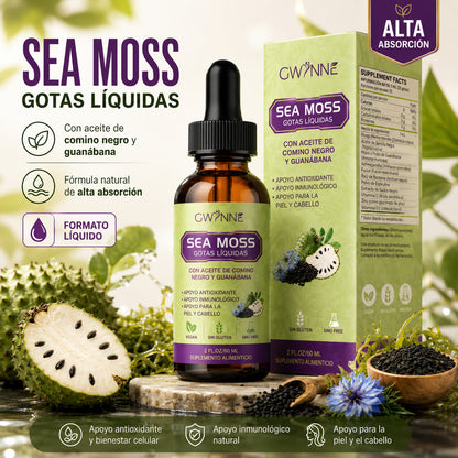 Gotas De Musgo Marino 5000mg