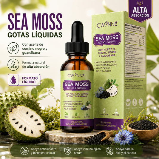 Gotas De Musgo Marino 5000mg