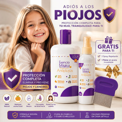 Cero Piojos™ + Spray y Peine GRATIS
