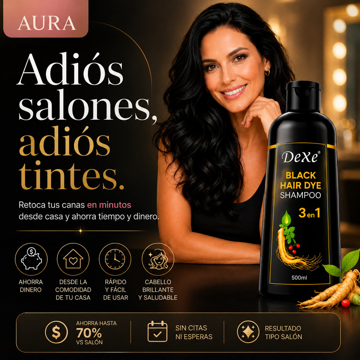 ADIOSSALONES Negro Anti Canas