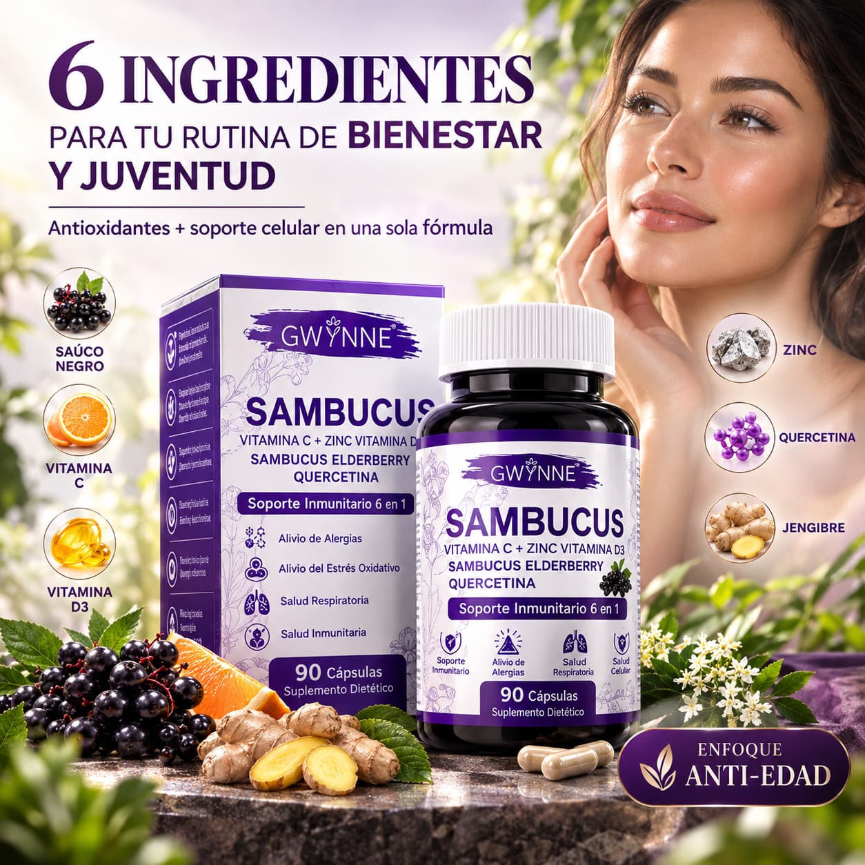 Sambucus 6 En 1 EDAD AURA™