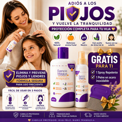 Cero Piojos™ + Spray y Peine GRATIS