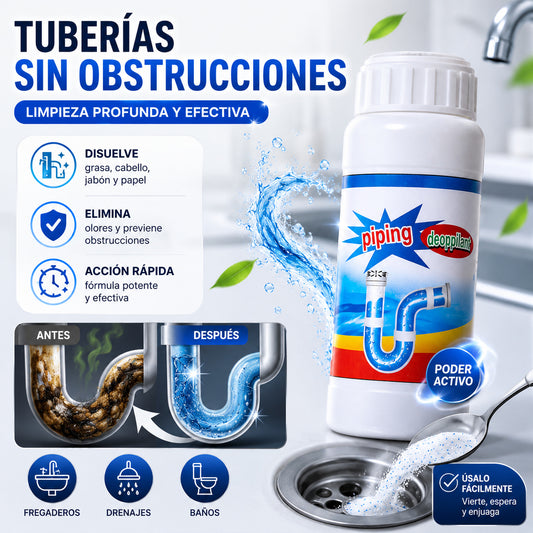 Polvo Limpia Tuberia Drenaje