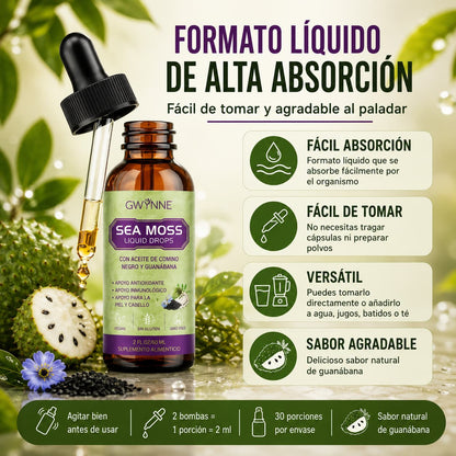 Gotas De Musgo Marino 5000mg