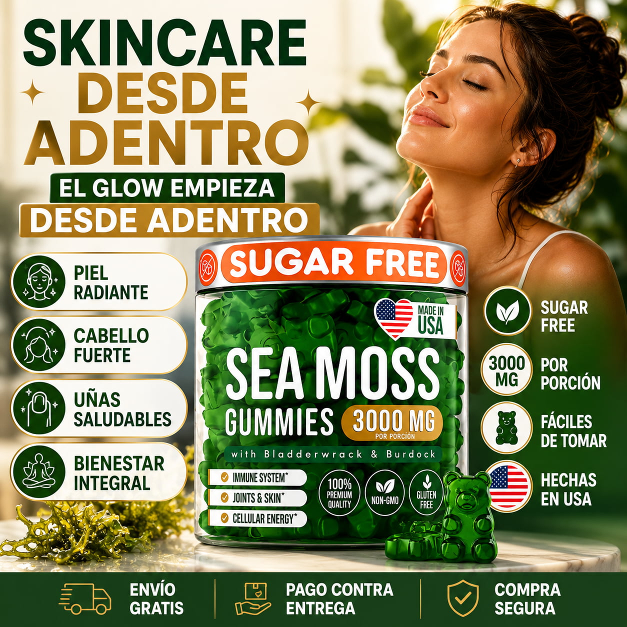 Glow Natural™ Gomitas Sea Moss