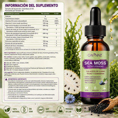 Gotas De Musgo Marino 5000mg
