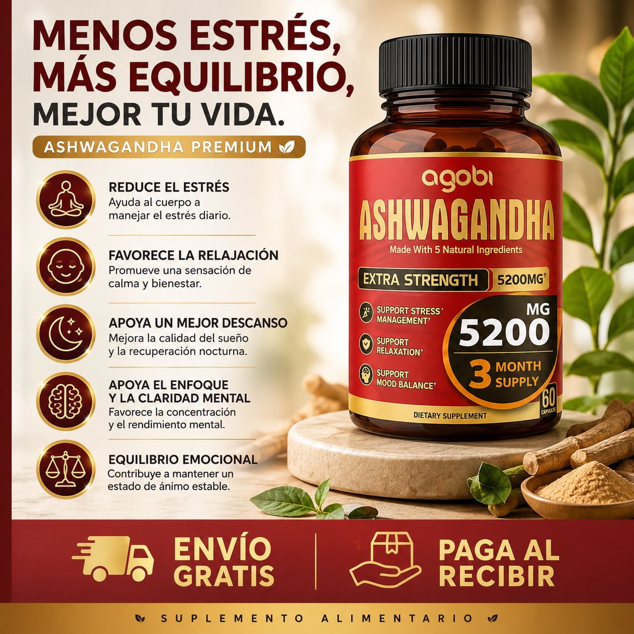 MEGA Ashwagandha+ANTIEDAD