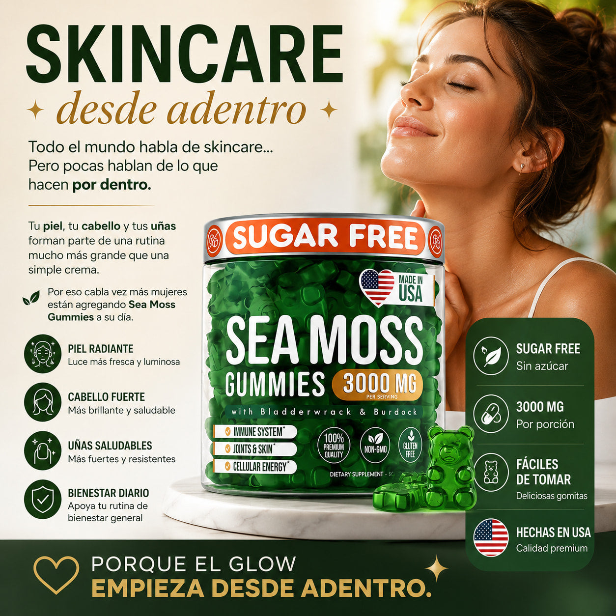 Glow Natural™ Gomitas Sea Moss