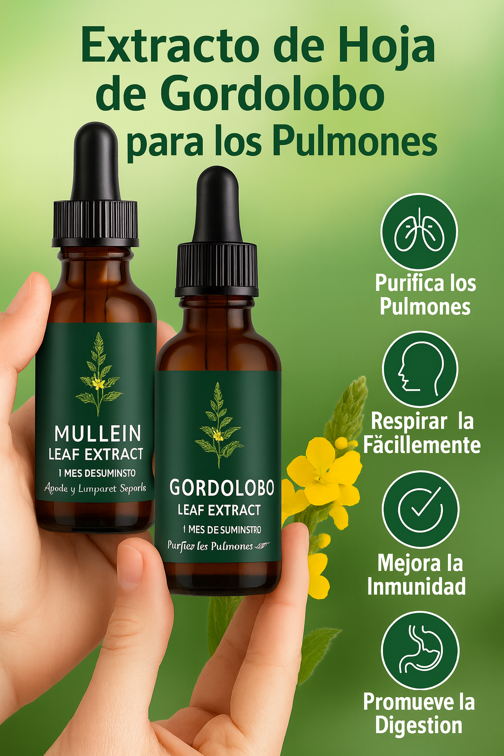 Limpieza Pulmonar 30ml (Suple 1 Mes)