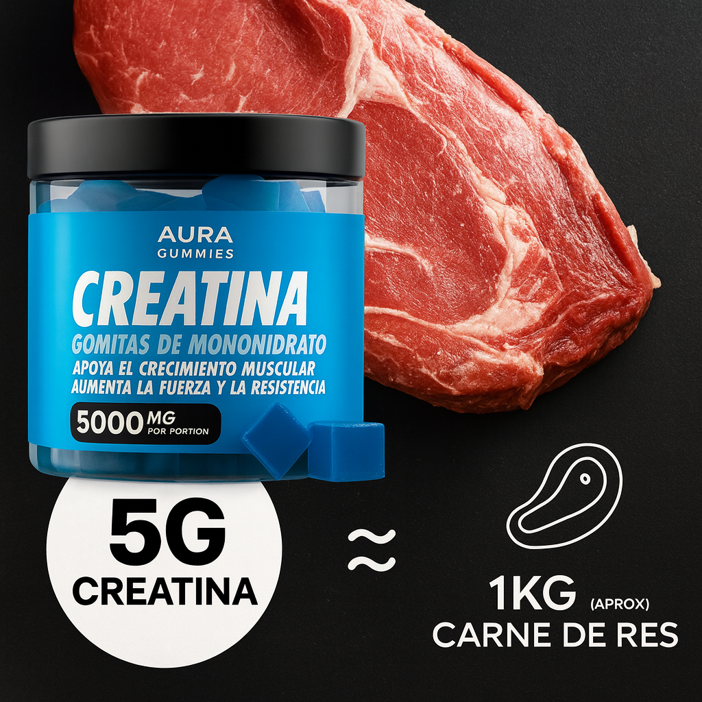 2X1 Gomitas Creatina Monohidratada