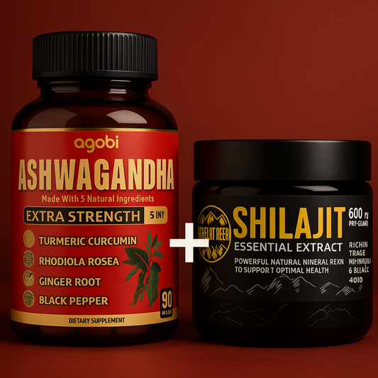 90 Cápsulas Ashwagandha + SHILAJIT GRATIS