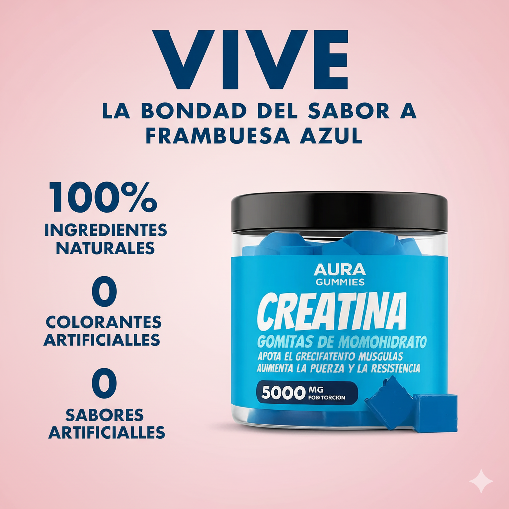 2X1 Gomitas Creatina Monohidratada Para Mujeres Menopáusicas