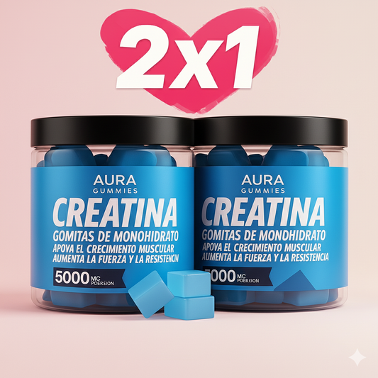 2X1 Gomitas Creatina Monohidratada Para Mujeres Menopáusicas