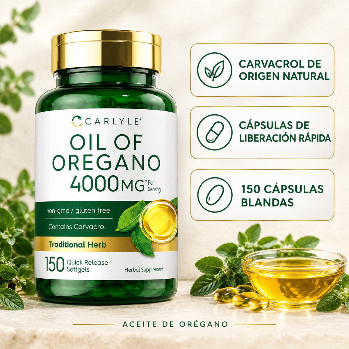 AURA Aceite de Oregano Nueva Presentación