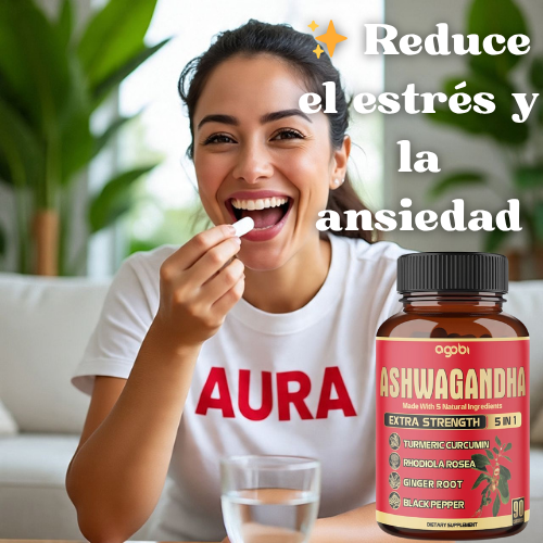 90 Cápsulas Ashwagandha + SHILAJIT GRATIS