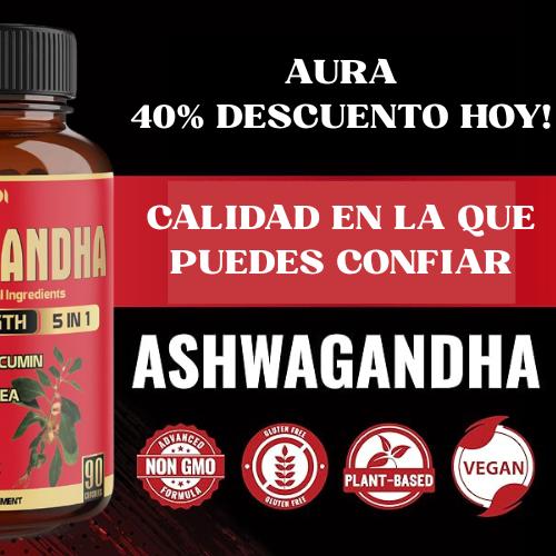 90 Cápsulas Ashwagandha + SHILAJIT GRATIS