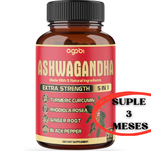 90 Cápsulas Ashwagandha + SHILAJIT GRATIS