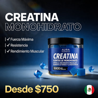 Gomitas de 100% Creatina AURA