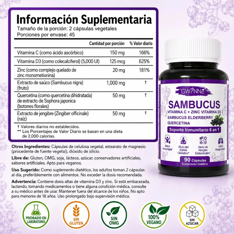 Sambucus 6 En 1 EDAD AURA™